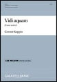 Vidi Aquam SATB choral sheet music cover